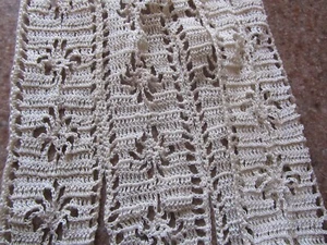 67" Lace Trim. Handmade about 1950's - Picture 1 of 2