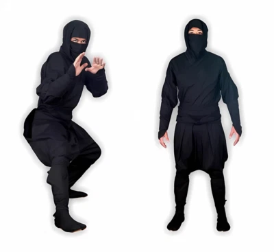 Shinobi Shozoku Authentic Japanese Ninja Uniform Set, Bujinkan Ninjutsu Costume - Image 1 of 4