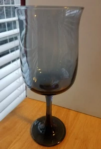 Libbey Rock Sharpe CONNOISSEUR BLUE Water Goblet 8 1/4" 10 oz - Picture 1 of 4