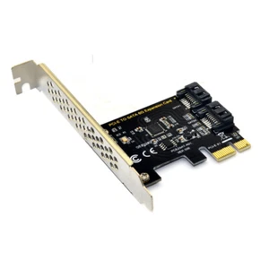 Scheda adattatore controller espansione PCIe PCI Express a SATA3.0 2 porte SATA III 6G - Foto 1 di 4