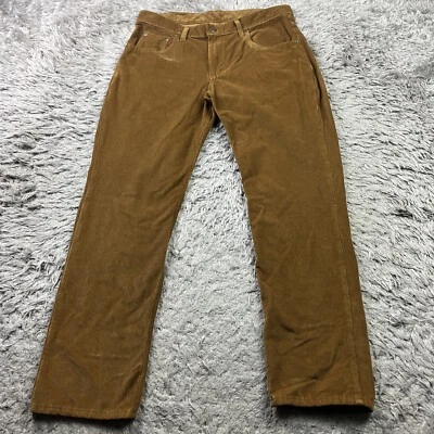 Pantalones Bills Khakis Calce Clásico Chino Marrón 12 Wale Pana EE. UU. Para Hombres 33x30 Foto 1 de 4