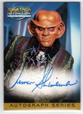 STAR TREK DEEP SPACE NINE MEMORIES FROM THE FUTURE A2 ARMIN SHIMERMAN AUTOGRAPH