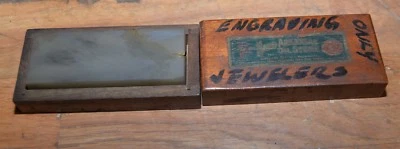 Rare Pikes hard Arkansas oil stone jewelers engraver machinist collectible tool - Image 1 of 4