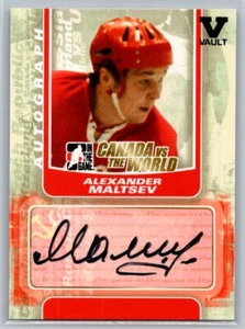 2011 In The Game #A-AMA Alexander Maltsev Auto - Picture 1 of 2