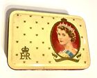 Vintage Queen Elizabeth Ii Coronation 1953 Souvenir Tin