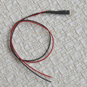 20 pcs Pre-Wired Round 2mm warm white LEDs prewired resistor for 12V - 16V use