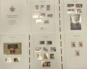 Sellos de Vaticano año 2005 stamps con hojas de album Leuchtturm - Imagen 1 de 7