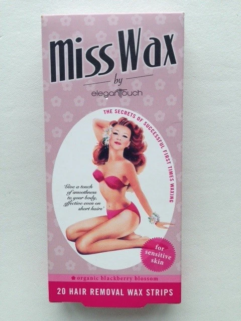 ELEGANT TOUCH Miss Wax, 20 Hair Removal Wax Strips, for sensitive skin