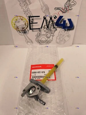 Honda Genuine OEM Fuel Gas Petcock Tap Valve 96-04 XR250 R 16950-KCE-670 — 第 1/2 张图片