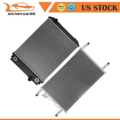 Radiator And AC Condenser Fits 1999 Freightliner FL60 1993 Freightliner FLD120 - Image 1 of 4