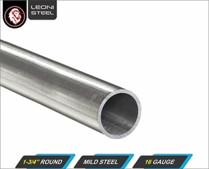 1-3/4" Round Metal Tube - Mild Steel - 16 gauge - ERW - 36" Long (3-ft) - Picture 1 of 4