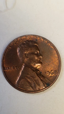 1968 D Lincoln Penny with Error on Top Rim, and "L" in Liberty on Edge, & more Cover