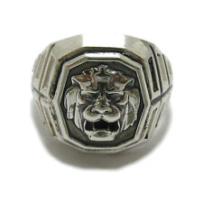 Genuine Sterling Silver Men's Ring Hallmarked Solid 925 Lion Empress