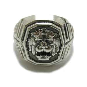 Genuine Sterling Silver Men's Ring Hallmarked Solid 925 Lion Empress - Picture 1 of 5