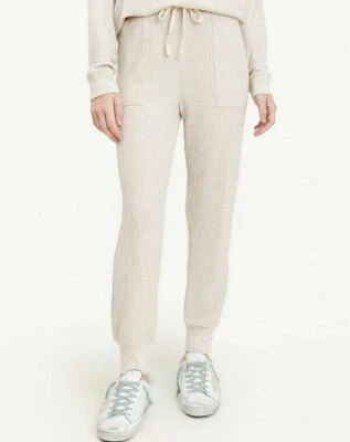 Splendid Mujer Pantalones de Chándal Holgado RW0A060 Avena Beige Bolsillos SZ XS - Imagen 1 de 4