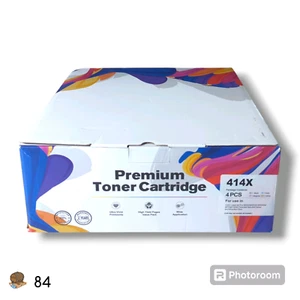4 Pack414A 414X Toner Cartridges High Yield W2020X Replacement for HP Color LJ - Picture 1 of 11