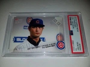 2018 Topps Now OS-94 Yu Darvish Cubs New Ace 1st Appearance PSA 10 Gem Mint - Picture 1 of 2