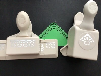 Martha Stewart Scroll Matching Corner Border Card Craft Punches VERY CRISP - Image 1 of 2
