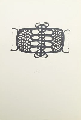 Karl Cohnen, Insekt, Linolschnitt, handsigniert, betitelt, - - Bild 1 von 4