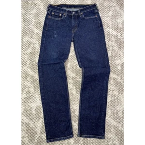 Levis 514 Jeans Mens 30x32 Blue Dark Wash Cowboy Workwear - Picture 1 of 5