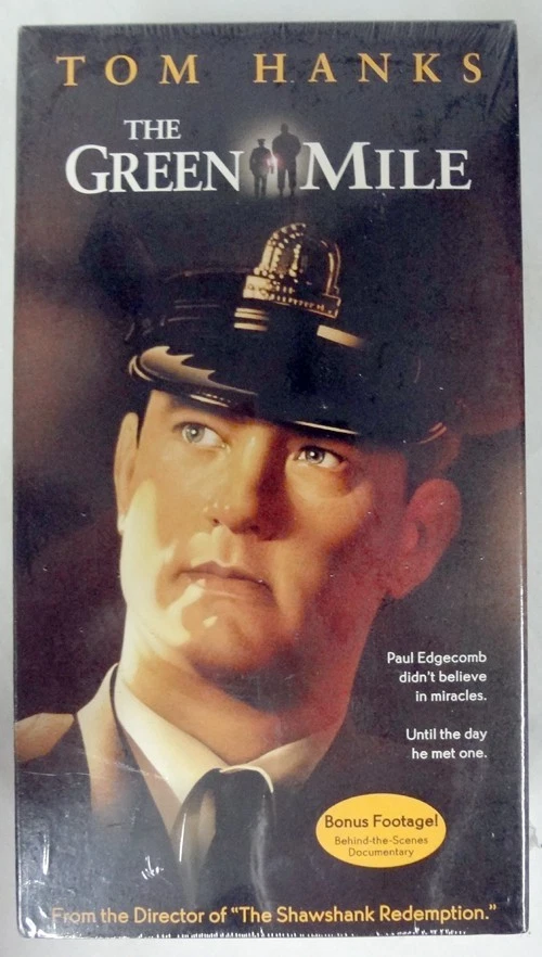 Brand New "The Green Mile" Tom Hanks VHS Tape Factory Sealed! Foto 1 de 4