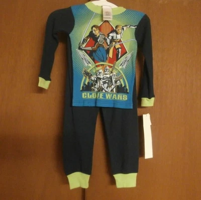 Star Wars Niño 2 Piezas Algodón Pijama Set Talla 4 Totalmente Nuevo con Etiquetas Foto 1 de 2