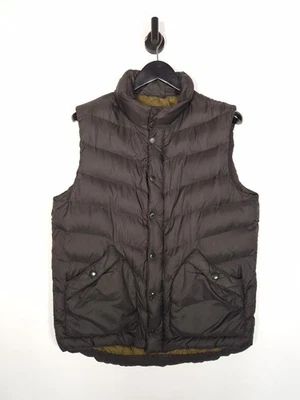 Gap Gilet Puffer Jacket Size Medium Men's Black Sleeveless Vest Down Insulated  - Image 1 of 4