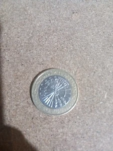 Moneda de dos libras circulada Guy Fawkes 2005 parcela de pólvora. - Imagen 1 de 2