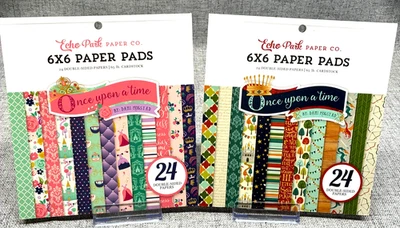 Echo Park 6x6 Paper Pads Fairy Tale Once Upon A Time Craft Scrapbooking Lot of 2 - Image 1 of 4