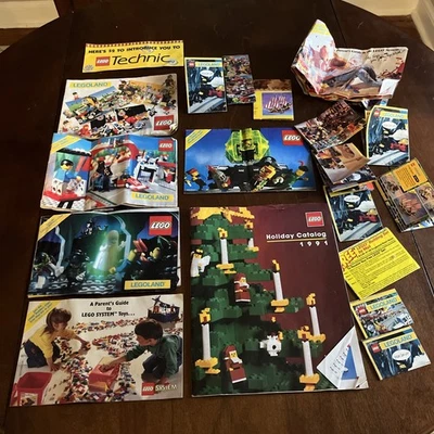 Vintage 1980s 1990s LEGO LEGOLAND Product Catalog Booklet Pamphlet Lot - Image 1 of 4