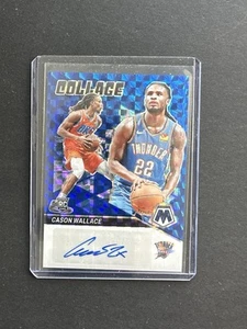 CASON WALLACE 2023-24 Panini Mosaic Cason Wallace Blue Mosaic Rookie Auto /49 - Picture 1 of 2