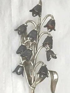 ARGENTO 800 E ARGENTO BRUNITO MAZZOLINO VINTAGE DI MUGHETTI DA COLLEZIONE - Picture 1 of 8