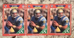 Troy Aikman x3 RC Card Lot - 1989 Pro Set #490 - Cowboys HOF Rookie Card - Bild 1 von 2