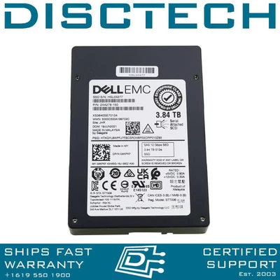 Dell 4KPKF / Seagate Nytro 2032 XS3840SE70134 3.84TB 2.5" SFF 12Gbps SED SAS SSD - Image 1 of 4