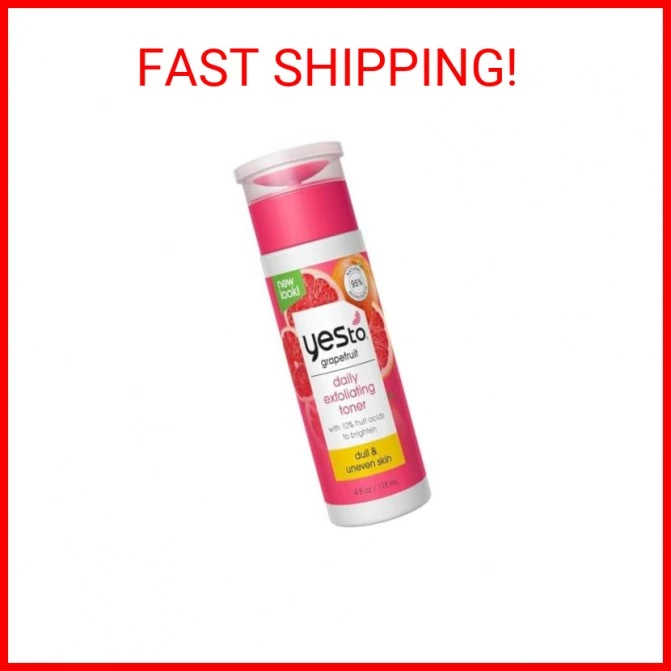 Yes To Grapefruit 日常去角质爽肤水 (4 Floz) 美白配方 — 第 1/1 张图片