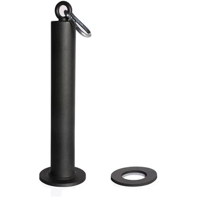 Pasador de carga versátil para placas olímpicas de 2" - Capacidad 500LB con mosquetón Foto 1 de 4