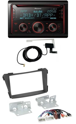 Pioneer 2DIN MP3 DAB USB CD Bluetooth Autoradio für Hyundai i40 ab 2011 VF schwa - Bild 1 von 4