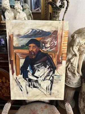 Claude Monet - Amazing Oil Painting - Signed -With Labels - image 1 of 4