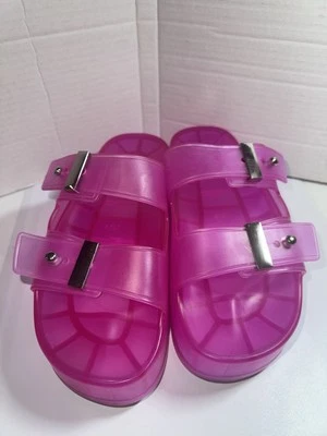 EUC ASOS Designs Pink 2.5” Platform Sandals Women’s Size 9 - Image 1 of 4