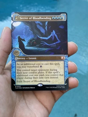 Secret of Bloodbending - SHOWCASE FOIL  - MtG Avatar: The Last Airbender - Image 1 of 4