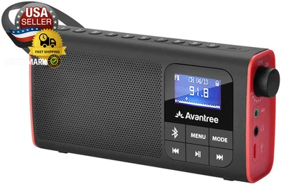 Avantree SP850 Radio FM Portátil Recargable con Altavoz Bluetooth y Tarjeta SD Foto 1 de 4