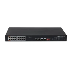 Dahua PoE Switch 16 porte + 2x Gbps + 2x SFP PFS3218-16ET-135 - Afbeelding 1 van 1