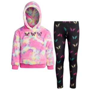 Betsey Johnson Youth  2-Piece Set - Pullover Hoodie & Legging - Pink - XS (5/6) - Picture 1 of 13