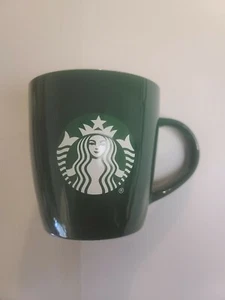 Starbucks 2020 Ceramic Green Coffee Mug Cup 12Oz Used Very Clean Condition - Picture 1 of 7