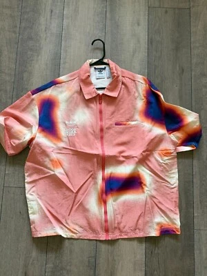 Adidas "Hoop York City" Multi-Colored Front Zip Shirt Size XLarge - Image 1 of 4