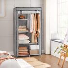 Songmics Grey Small Portable Closet With Metal Frame & Fabric Cover