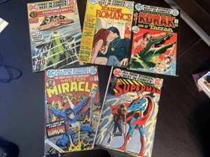 Vintage DC Comic SILVER AGE: SUPERMAN, KORAK, ROMANCE, FIGHTING FORCES, LOT (5) - Bild 1 von 6