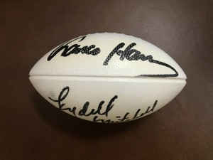 franco harris signed football