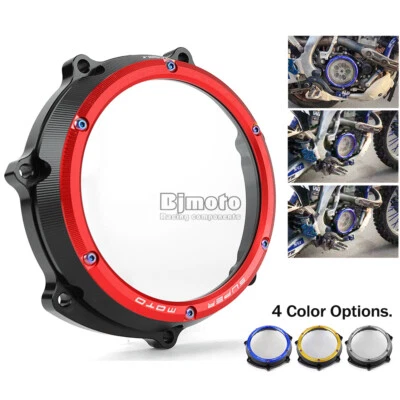 CNC Racing Clear Clutch Cover For Yamaha YZ250F WR250F 2001-2010 2011 2012 2013 - Image 1 of 4