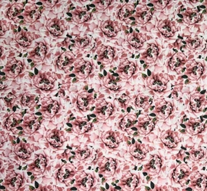 Tela textil David floral de flores rosadas empaquetada de moda por 1/2 yarda para siempre - Imagen 1 de 3